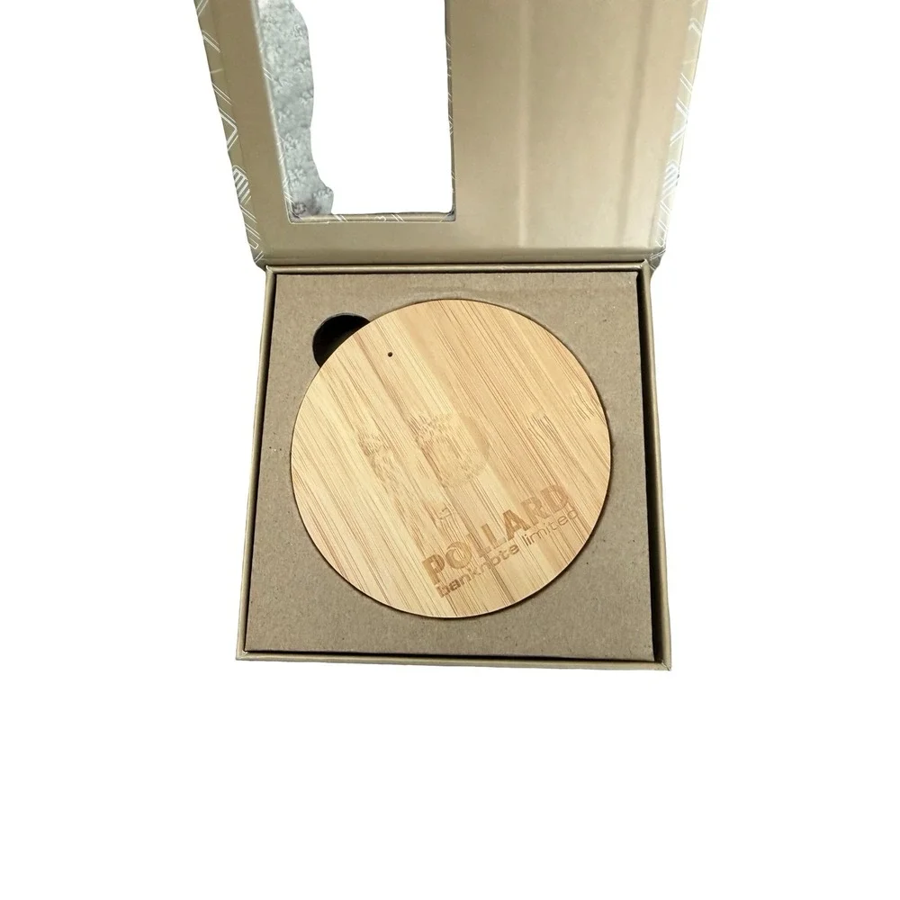 Leed's FSC 100% Bamboo Universal Wireless Charging Pad 7143-21NT 5W Wood Charger